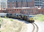 CSX 530 leads train L619-05 at Raleigh Tower